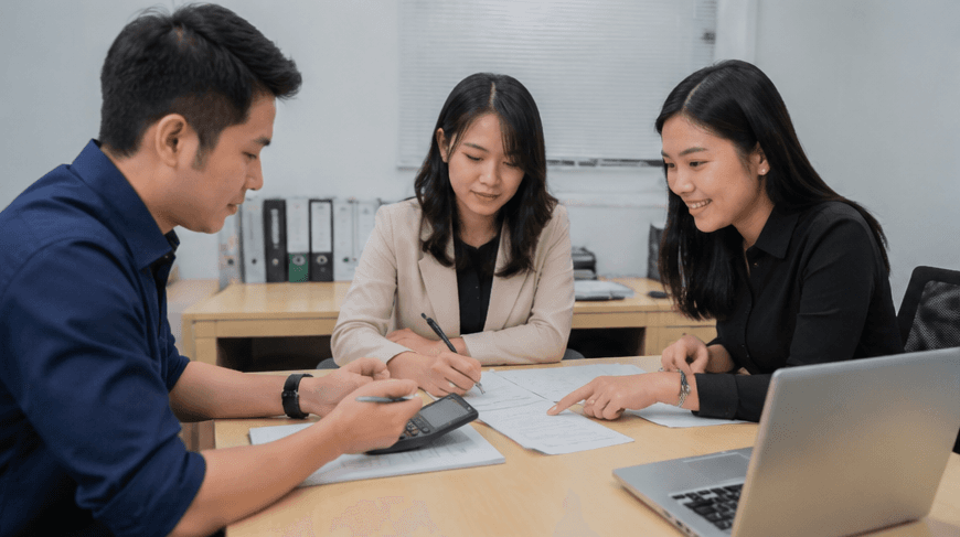 Rengo corporate services team reviewing filings